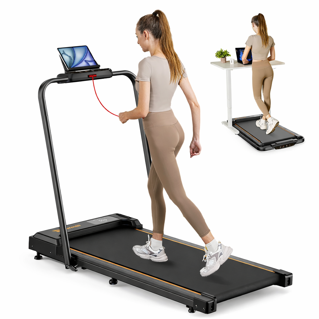 Tapis de Marche et Course Pliable 10 km/h | 2-en-1 | RunVia W05
