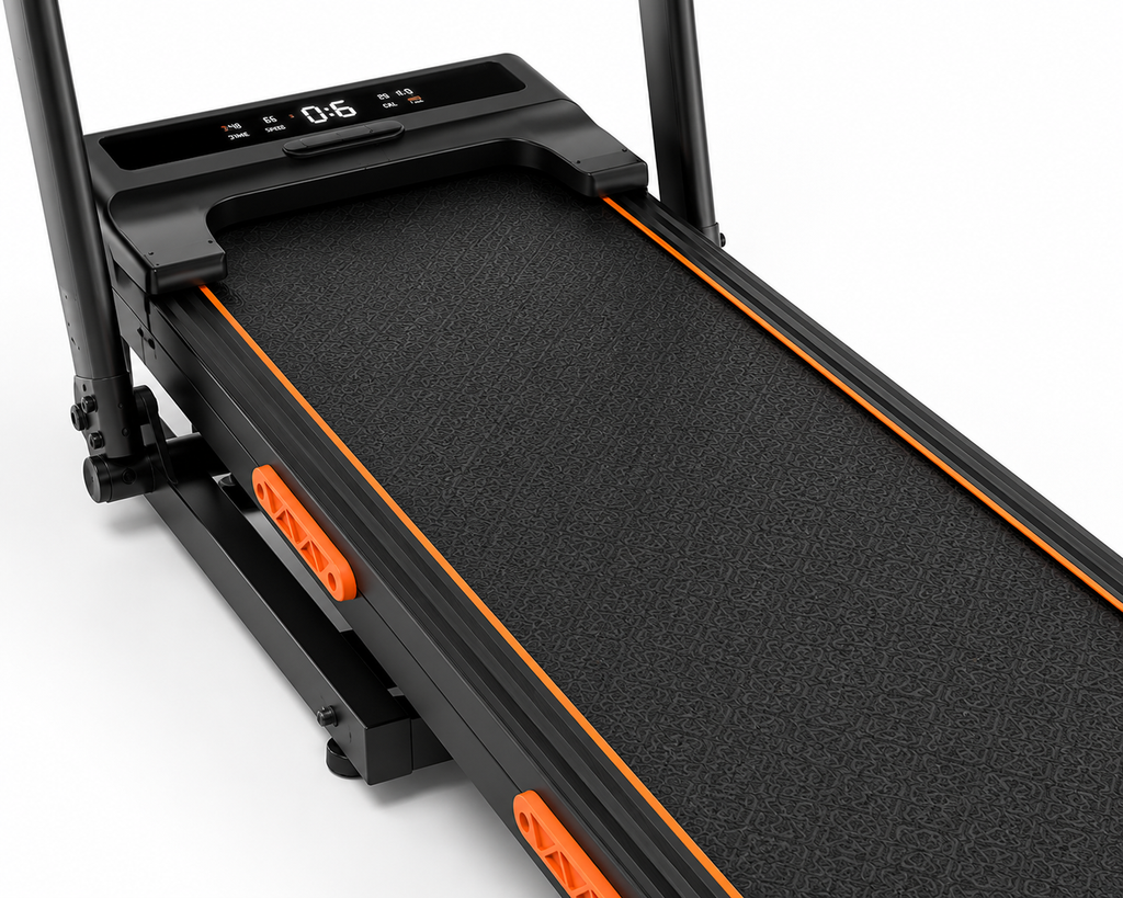 Surface de course 100 × 40 cm et écran LED du tapis RunVia T08