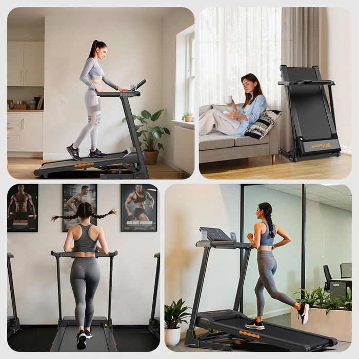 Tapis de Course Pliable Inclinable 15% jusqu'a 13,5 km/h – RunVia T03